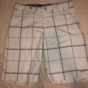 MENS PLAID SHORTS